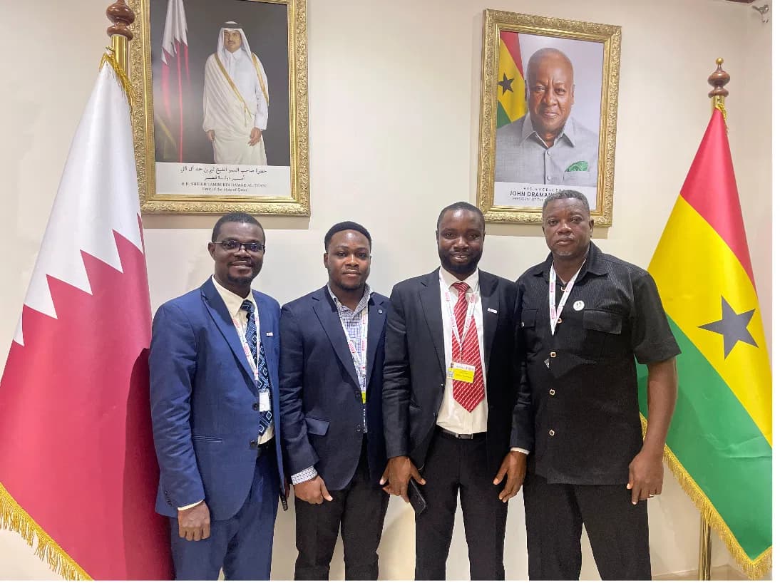 AFFED delegation at the Ghana Embassy in Qatar
